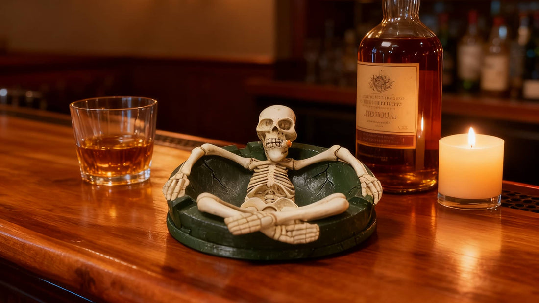 A Skull in My Smoke: Discovering a Unique Ashtray at a Vintage Store