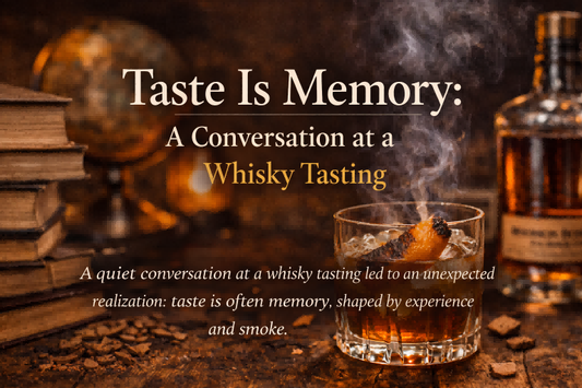 Taste Is Memory: A Conversation at a Whisky Tasting
