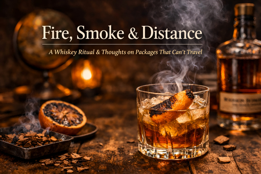 Fire-Roasted Orange, Applewood Smoke, and the Packages That Can’t Travel Yet