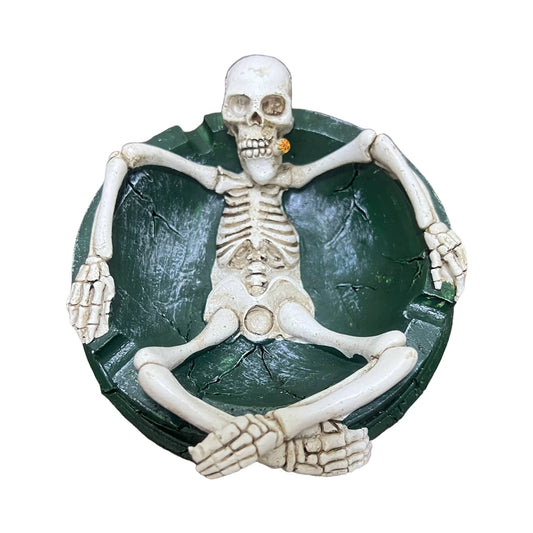 BarrelVibes Skull Ashtray 💀 – Home Bar Accent | Free Worldwide Shipping