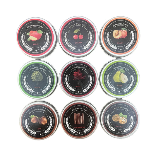 BarrelVibes Mixology Wood Refill Pack 🌳 | 9 Natural Wood Chips